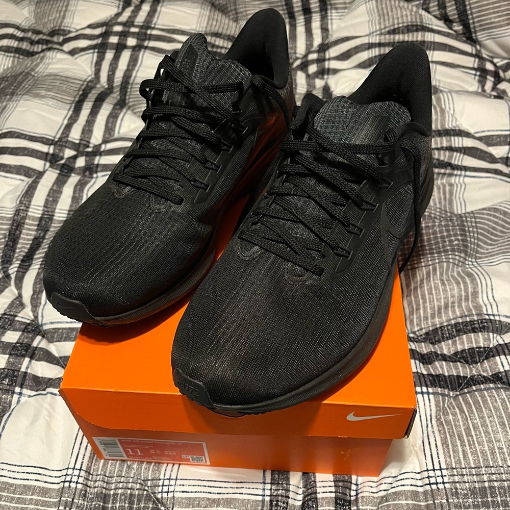 Nike Pegasus 39 Black/Black Size 11